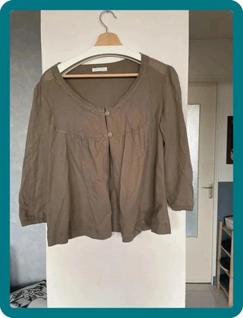 Blouse marron clair