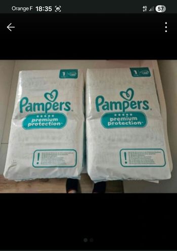 Couche pampers taille 1 
