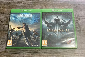 Boîtess seules Xbox one Final fantasy XV et diablo IV