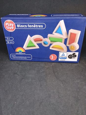 Jeux en bois Montessori blocs et fenêtre neuve parfait pour offrir
