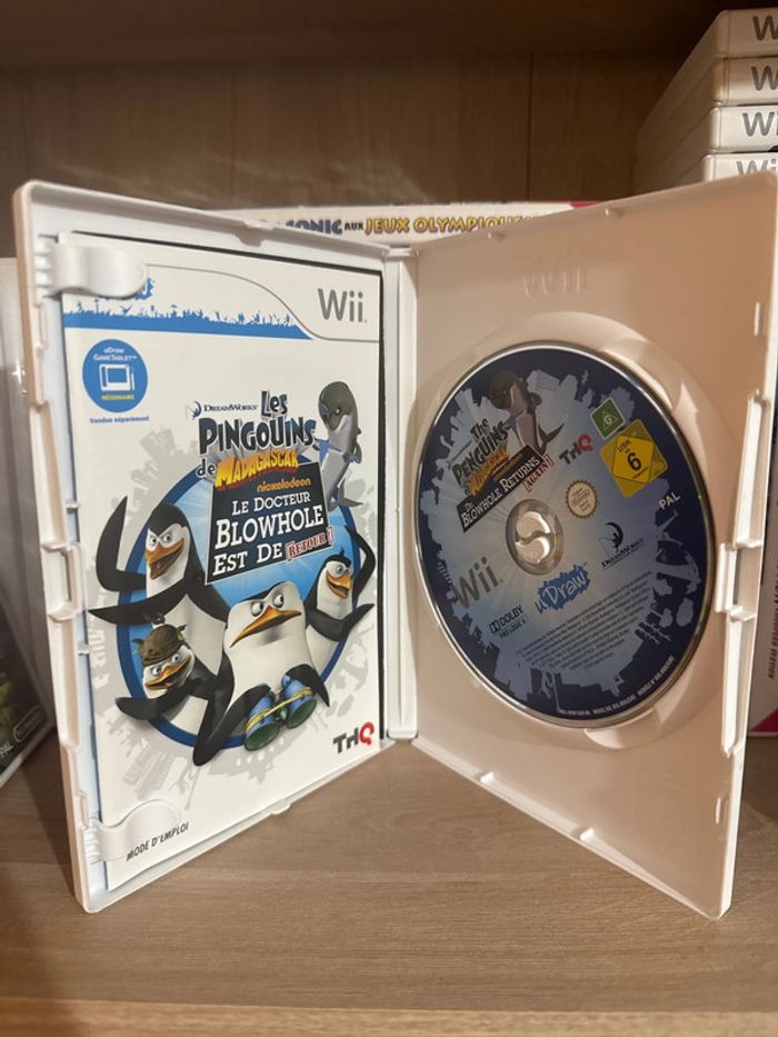 U draw jeu Wii les pingouins de Madagascar - photo numéro 2
