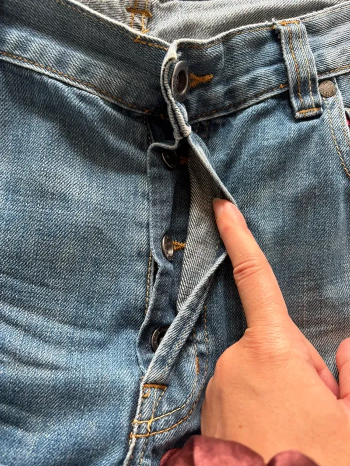 Jean homme vintage y2k 2000s In Extenso taille 50 2XL – coupe droite regular relaxed fit bleu délavé - photo numéro 5