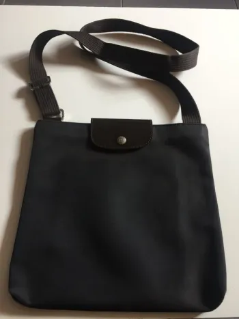 Sac Longchamp bandoulière marron