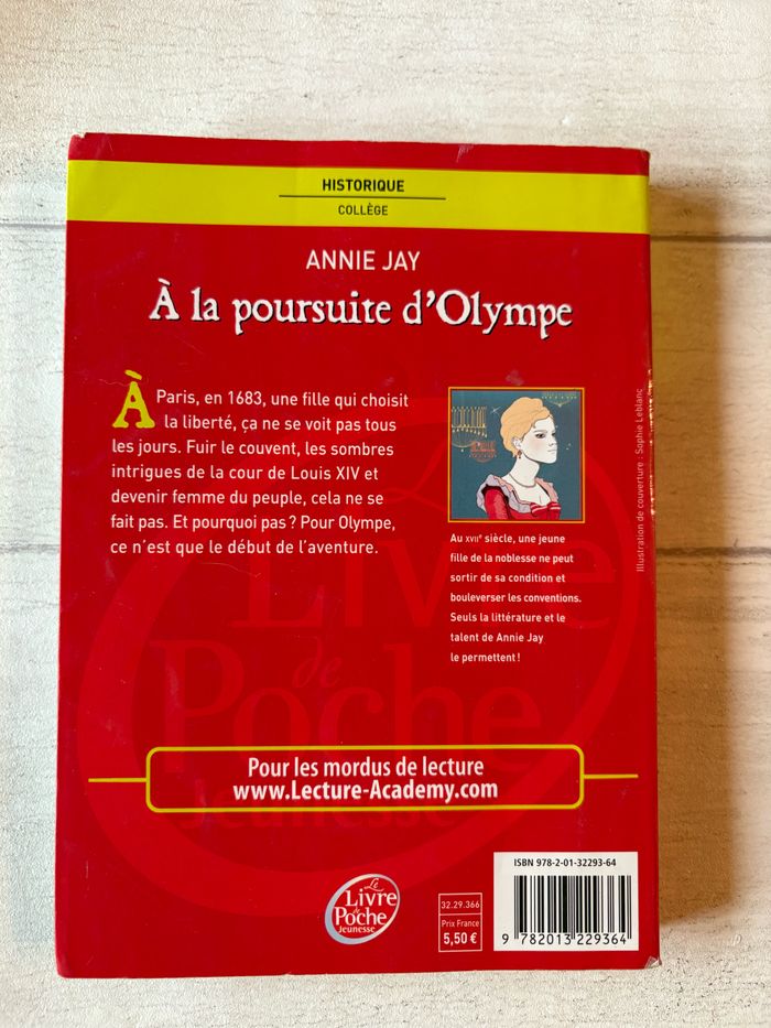 À la poursuite d Olympe Annie jay - photo numéro 2