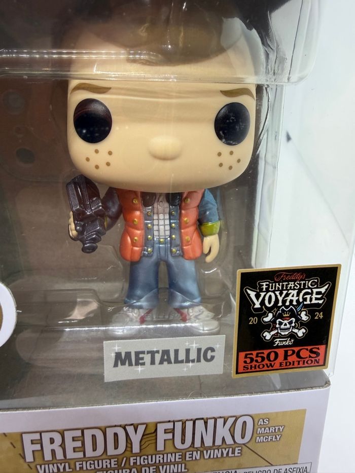 Pop Freddy Funko As Marty McFly Metallic 550 Pcs - photo numéro 2