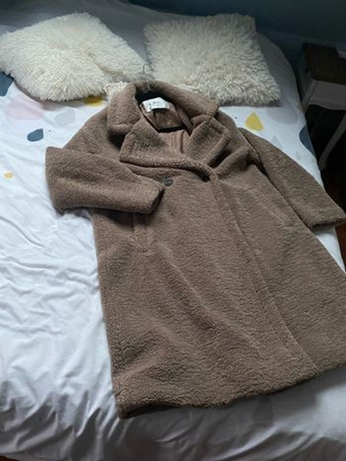 Manteau femme Teddy bear taupe laparisiennek taille L