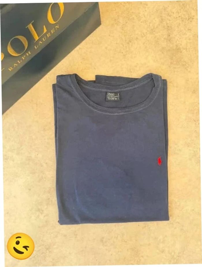 Tee-shirt Ralph lauren XXL coupe col rond marine Homme Men tee19