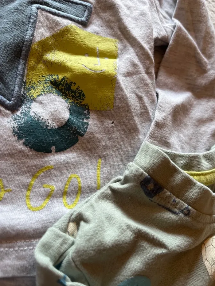 Lot 3 t-shirt bébé - photo numéro 2