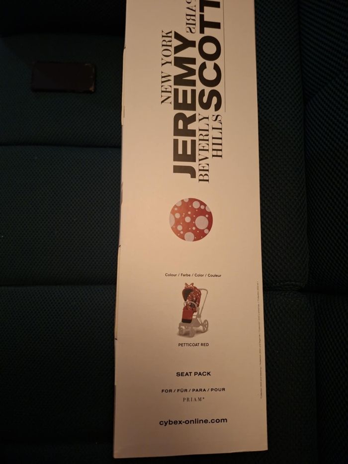 Cybex seat pack jeremy scott priam - photo numéro 5