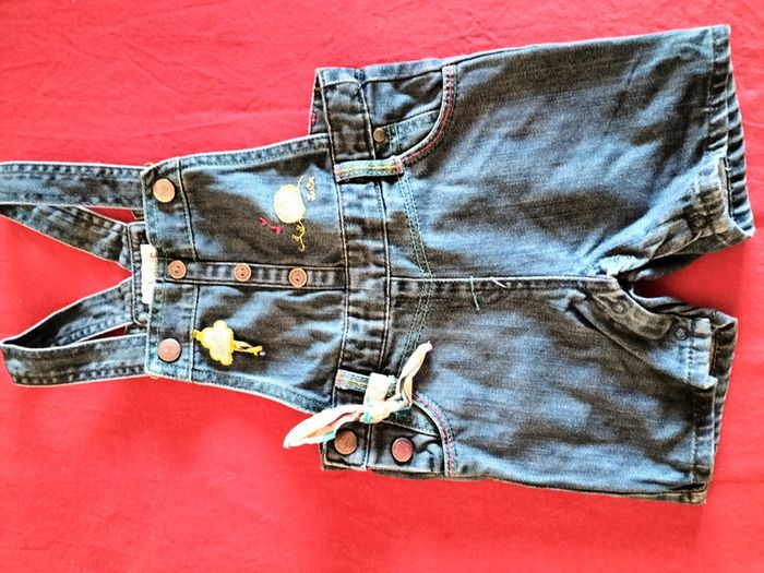 Salopette short bleu en 18 mois en DPAM