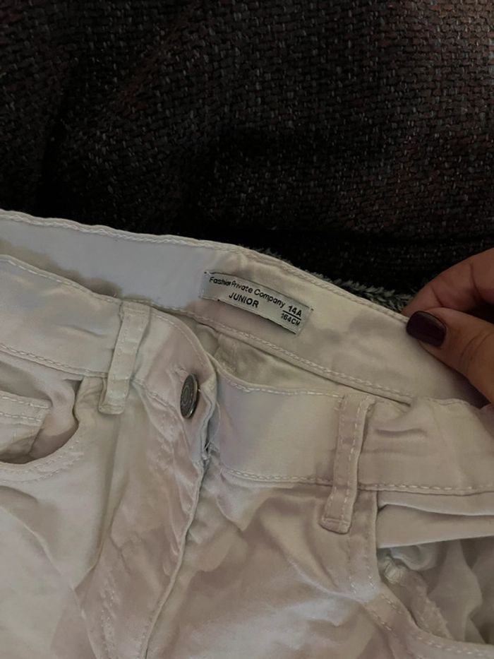 Pantalon blanc neuf - photo numéro 2