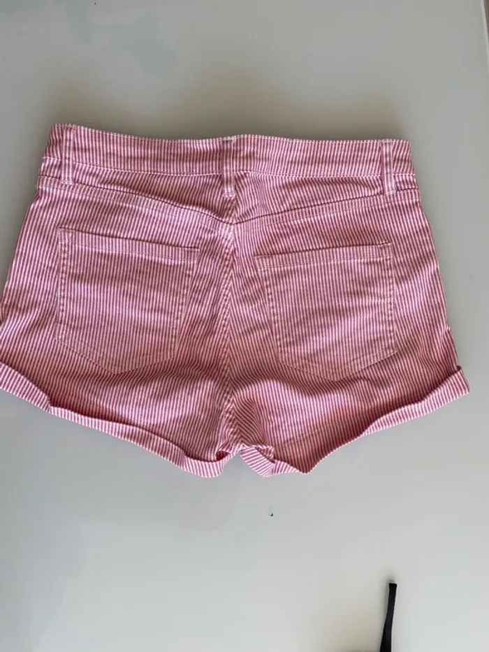 Short fine rayures taille basse - photo numéro 2