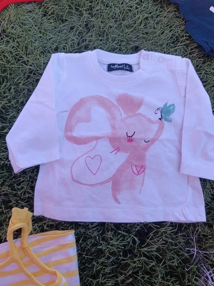 tee-shirts manches longues 3 mois