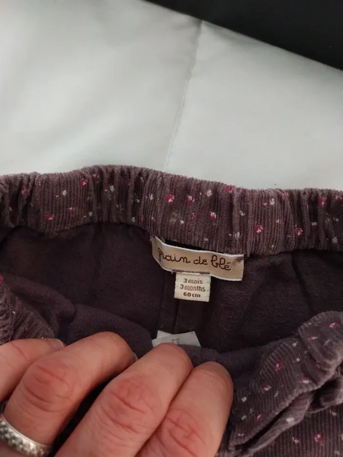 Pantalon fille 3 mois Grain de blé - photo numéro 3