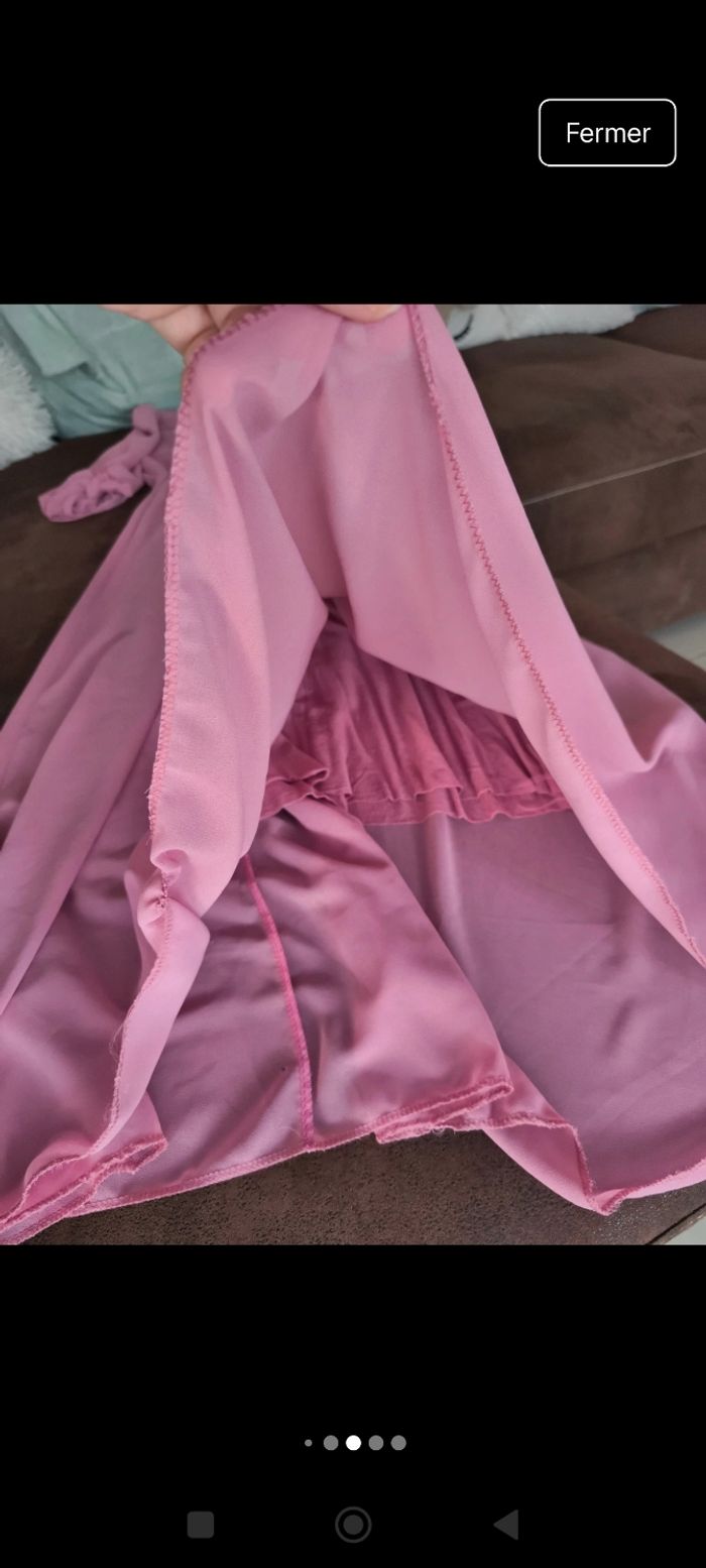Robe vieux rose - M/L - photo numéro 6