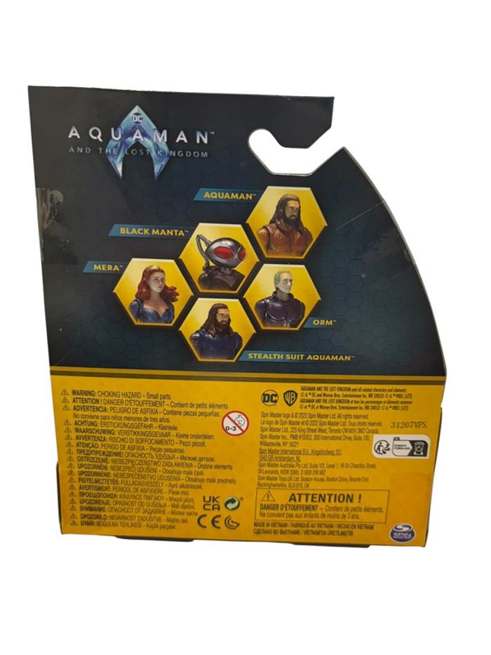 Figurine Dc Comics Aquaman And The Lost Kingdom Black Manta Spin Master neuf - photo numéro 2