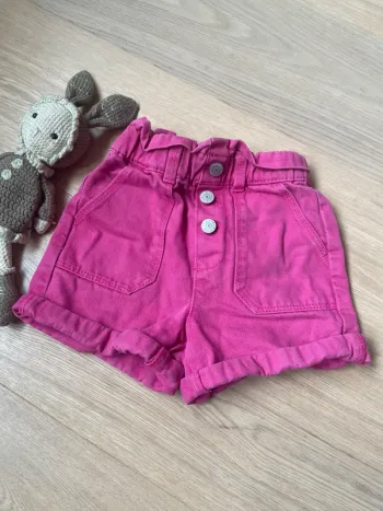 Short en jean rose fushia 4 ans Kiabi
