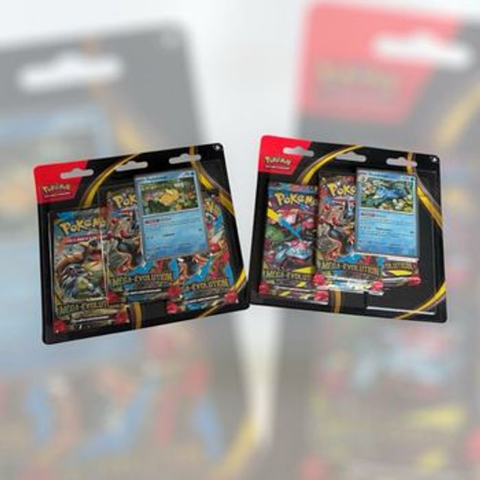LOT COLLECTOR - Pokémon ME01 - Méga Évolution Tripack Akwakwak & Tripack Psykokwak - Neuf • Scellé •