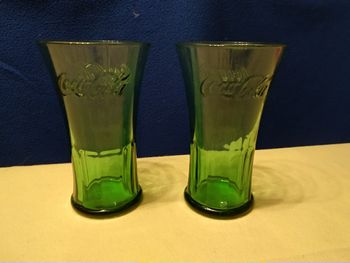 2 verres Coca cola Mc Donald's Arc International 