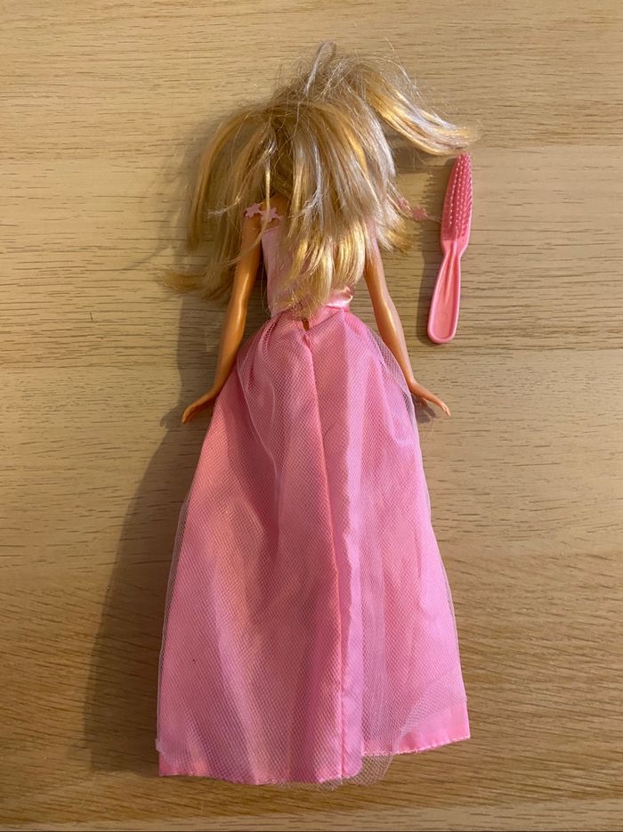 Poupee Barbie Mattel robe rose princesse 2013 2015 accessoires - photo numéro 6