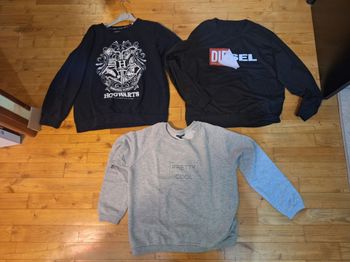 Lot 3 sweats taille L