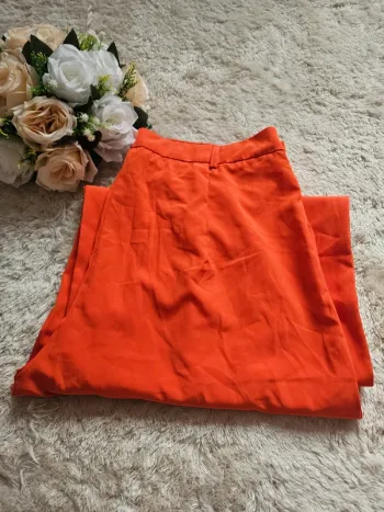 Pantalon habillé orange