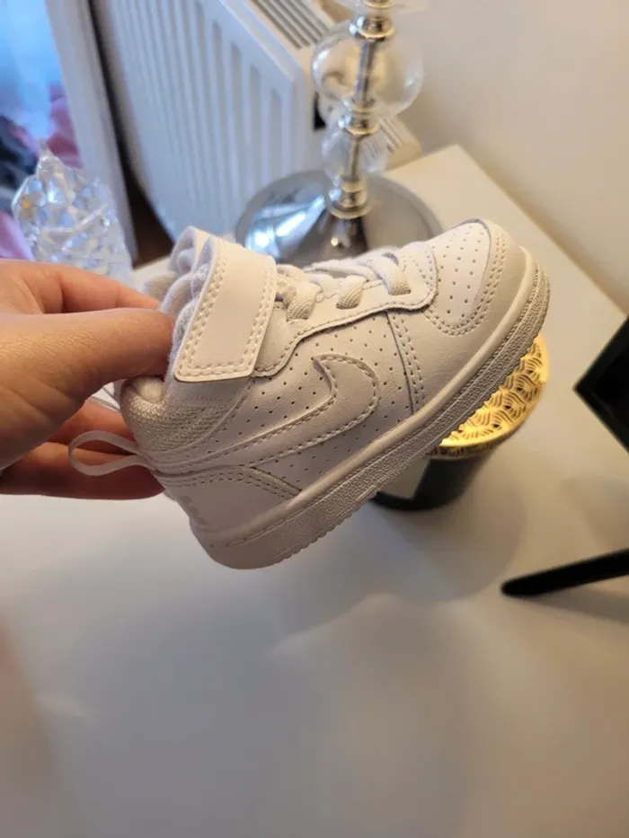 Nike bébé Court Borough Low 2 blanches - photo numéro 5