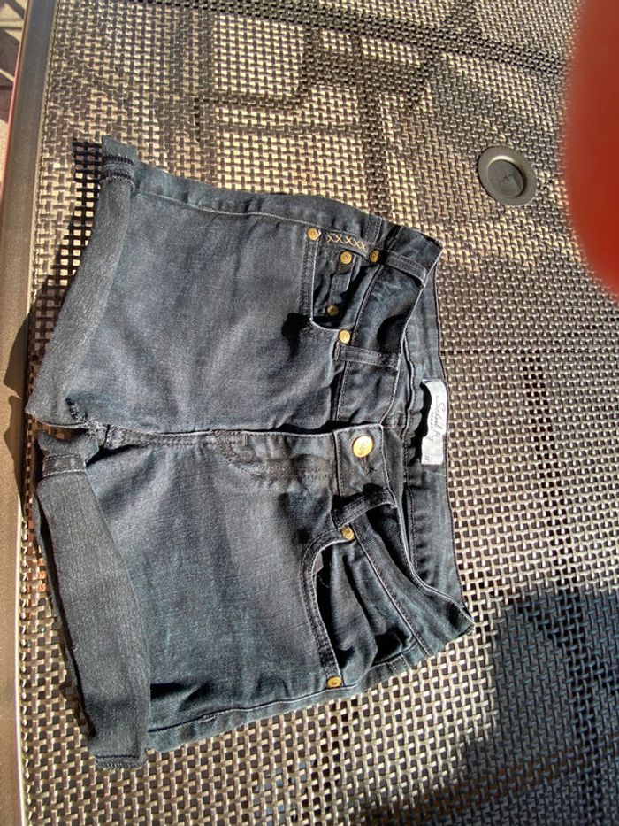 Short en jean noir School Rag w26