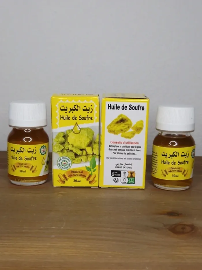 2 huiles de soufre 2x30ml 100% naturelle - photo numéro 2