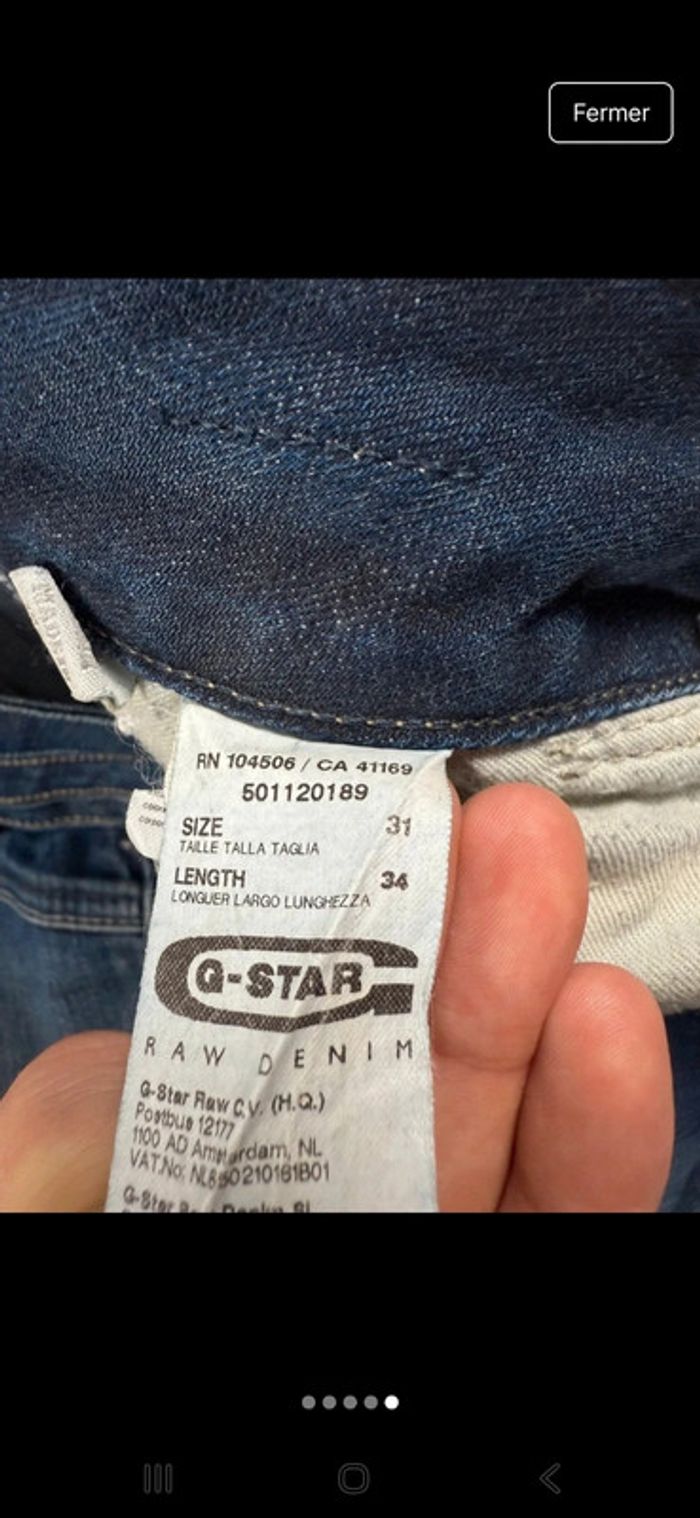 Jeans G-Star M - photo numéro 5