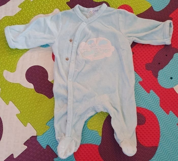 Pyjama velours 1 mois