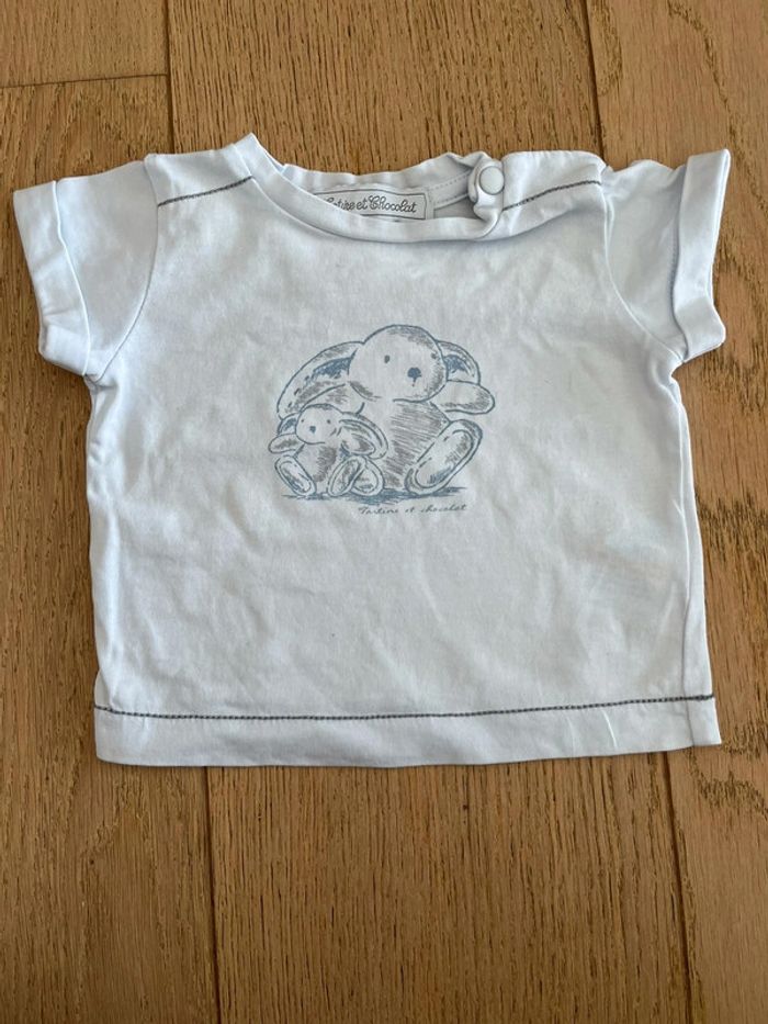 TEE shirt tartine et chocolat