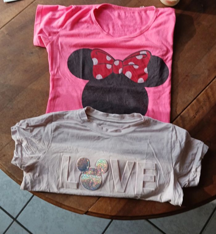 Lot de 2 Tee-shirt minnie