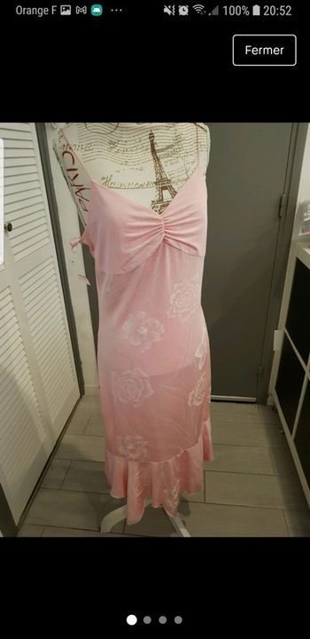 Robe florale été neuve taille 40