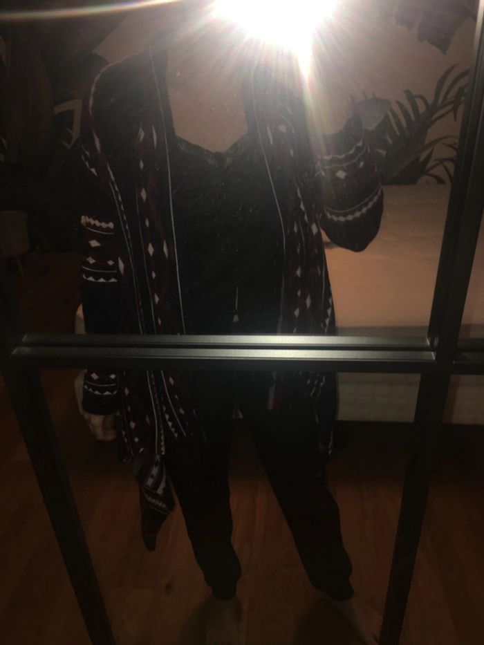 Gilet long chaud en laine springfield - photo numéro 4