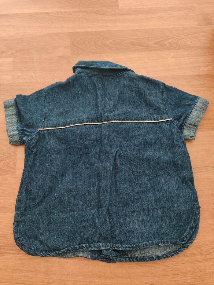 Chemise en jean manches courtes - photo numéro 3