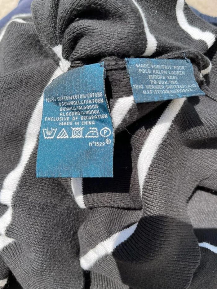 Pull polo by Ralph Lauren taille XL noir et blanc - photo numéro 6