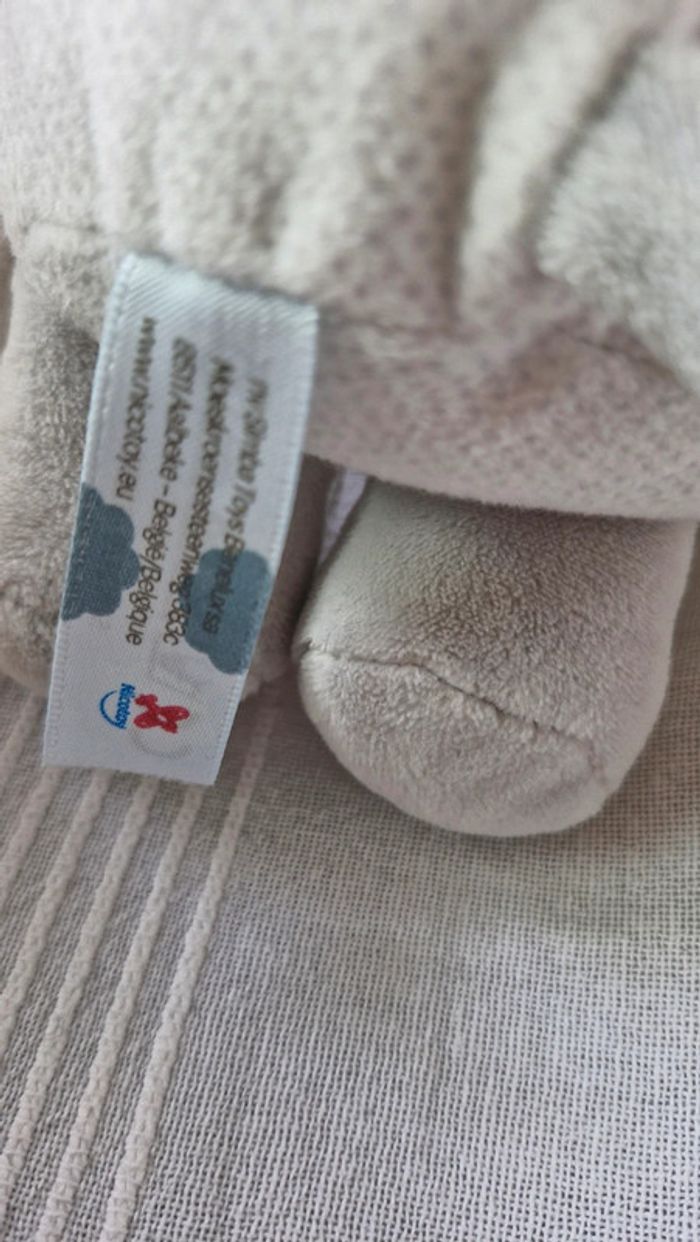 Peluche simba rhinocéros avec salopette - photo numéro 5