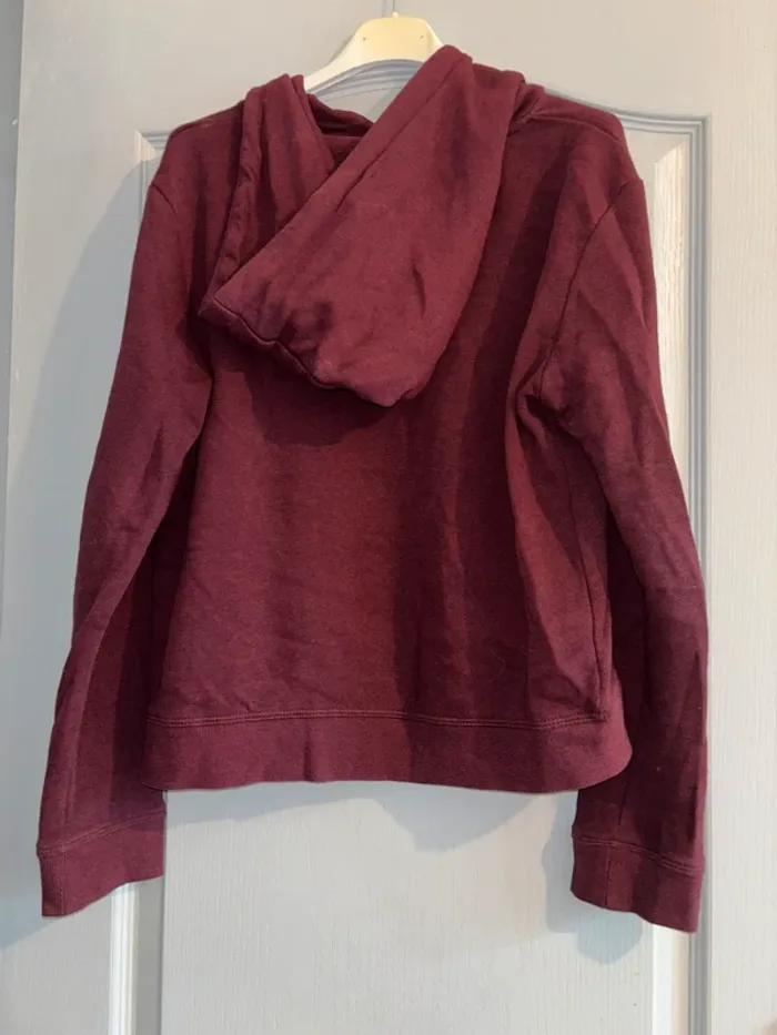Sweat à capuche bordeaux taille M - photo numéro 2
