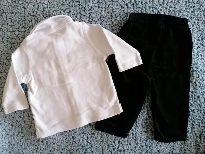 Chemise et pantalon garçon taille 6 mois - photo numéro 2