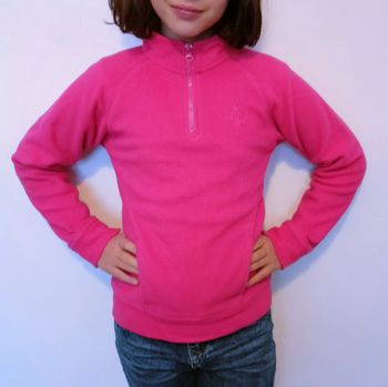 Pull polaire rose 10 ans