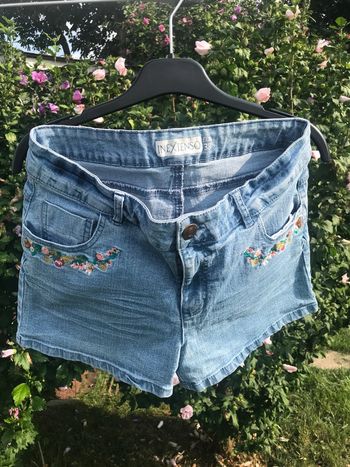 Short en jeans