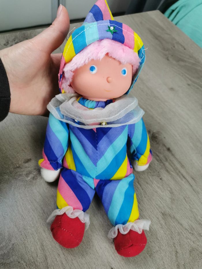 Poupée tissu ancienne garçon compteur d'étoiles - photo numéro 6