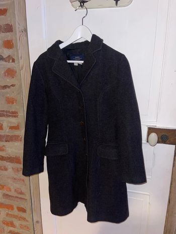 Manteau gris chiné Zara
