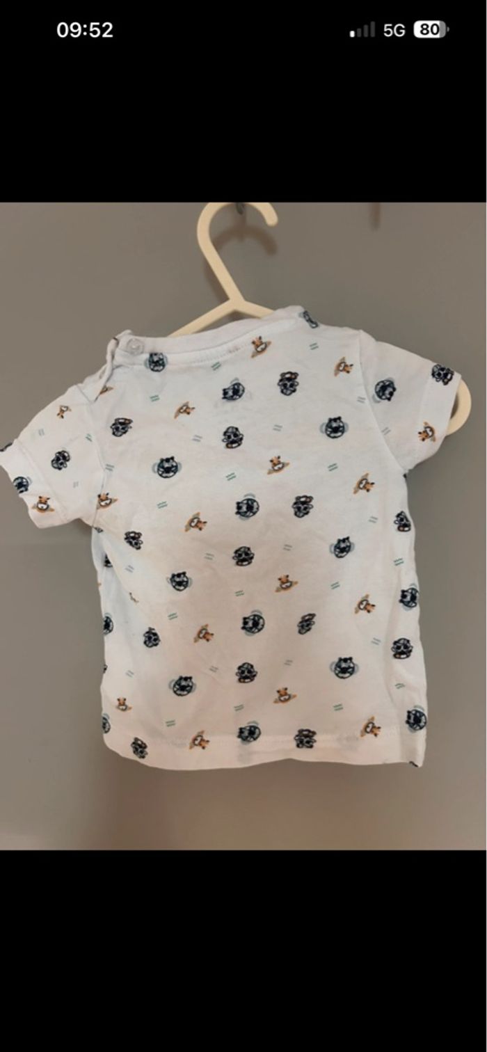3 Tes shirt 6 mois garçon