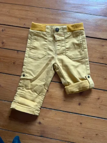 Pantalon jaune 6 mois