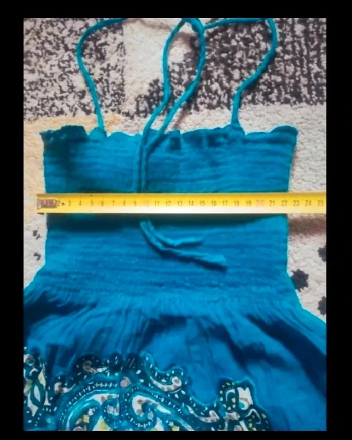 Robe longue d'été sans bretelles - photo numéro 8