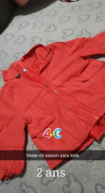 Veste mi saison fille