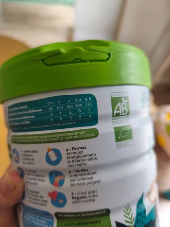 Boite de lait 1er âge