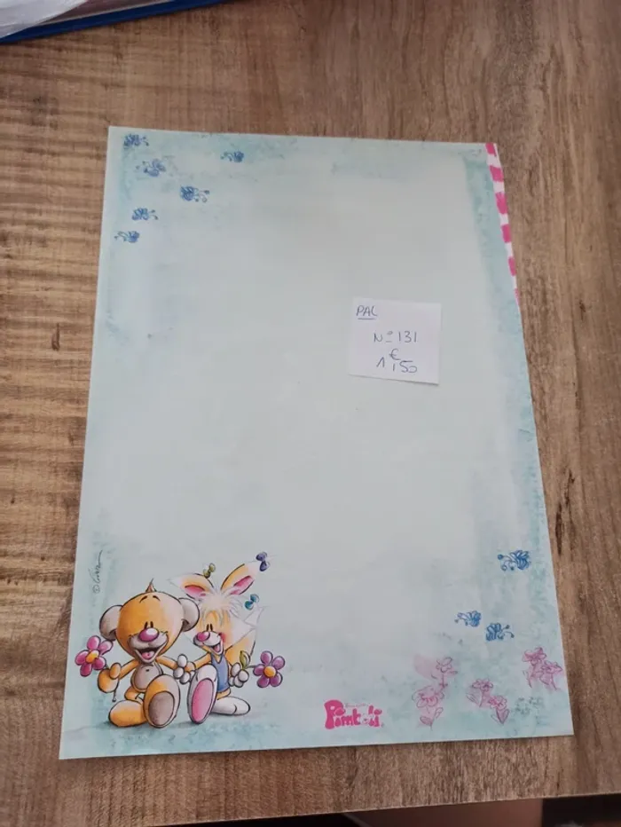 Papier à lettre Diddl 131 1,50€